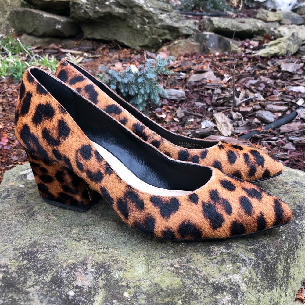 Botkier Leopard Print Stella Calf Hair Pump